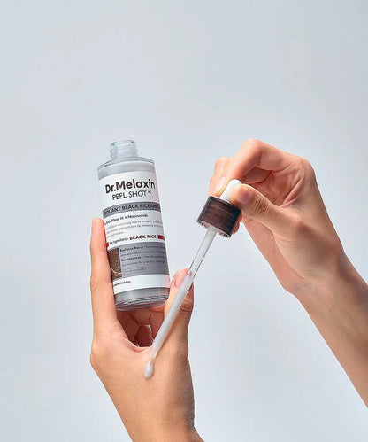Dr.Melaxin Rice Peel Shot Glow Ampoule – Brightening Peeling Serum 80ml