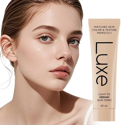Luxe Color-Adapting Foundation – Light & Brown Shades, Lightweight Natural Finish