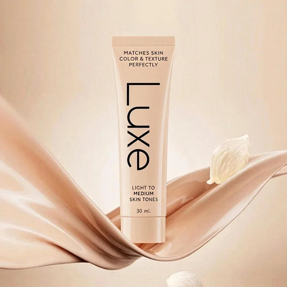 Luxe Color-Adapting Foundation – Light & Brown Shades, Lightweight Natural Finish
