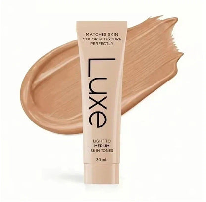 Luxe Color-Adapting Foundation – Light & Brown Shades, Lightweight Natural Finish